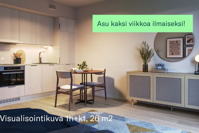 Vuokra-asunto Espoo Nöykkiö Kaksio