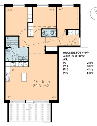 Asumisoikeusasunto Espoo Espoon keskus 4 huonetta