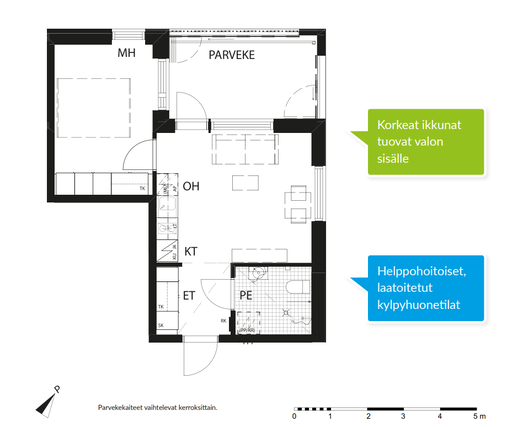 Rental Vantaa Jokiniemi 2 rooms