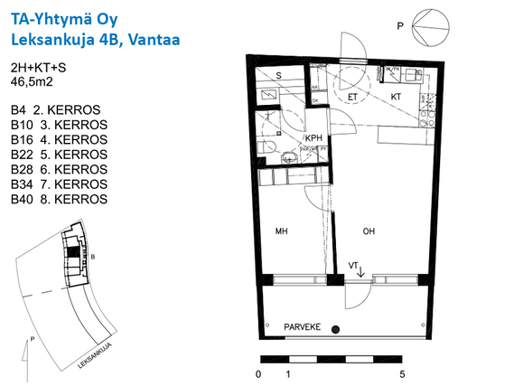 Vuokra-asunto Vantaa Keimola Kaksio