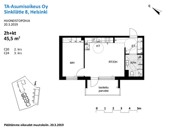 Asumisoikeusasunto Helsinki Mellunkylä Kaksio