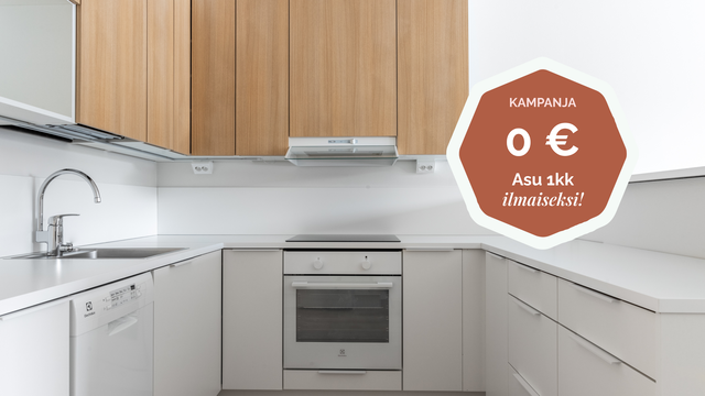 Vuokra-asunto Espoo Olari Kaksio Upea 5. kerroksen kaksio!