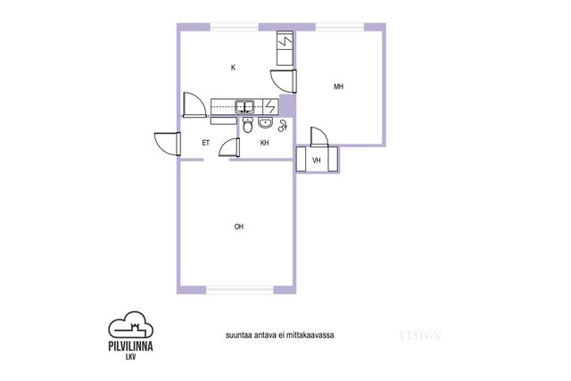 Rental Keminmaa Kirkonmäki 2 rooms