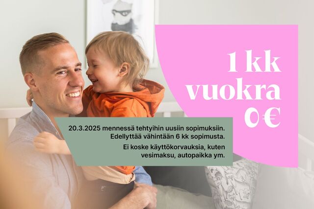 Vuokra-asunto Vantaa Kivistö Yksiö