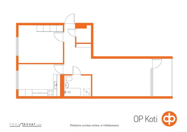 Rental Oulu Koskenniska 2 rooms