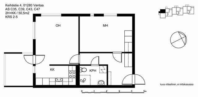 Rental Vantaa Länsimäki 2 rooms