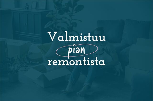 Vuokra-asunto Raisio Vaisaari 3 huonetta remontissa