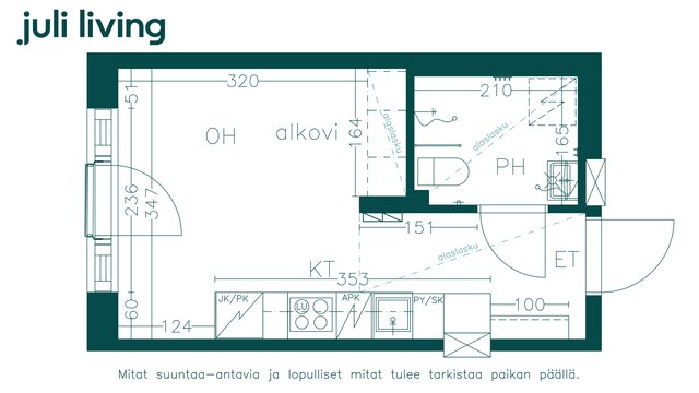 Vuokra-asunto Espoo Niittykumpu Yksiö