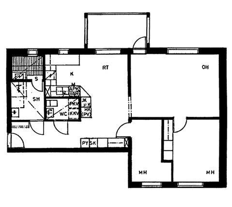 Rental Vantaa Koivukylä 3 rooms