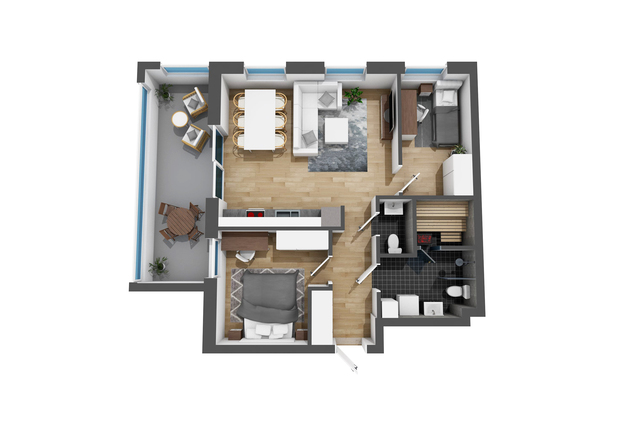 Rental Espoo Leppävaara 3 rooms -