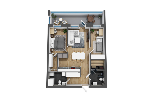Rental Espoo Leppävaara 3 rooms -
