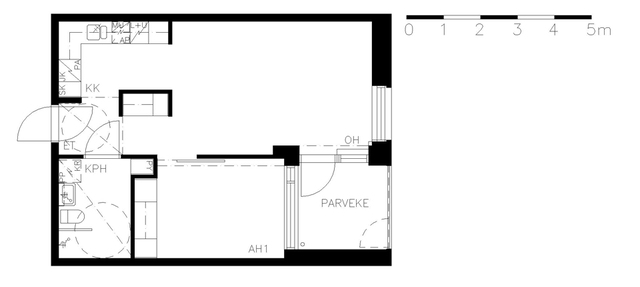 Vuokra-asunto Helsinki Jätkäsaari Kaksio D 91  Tyynenmerenkatu 3 D 91