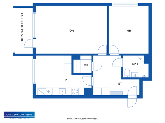 Rental Lappeenranta Kivisalmi 2 rooms