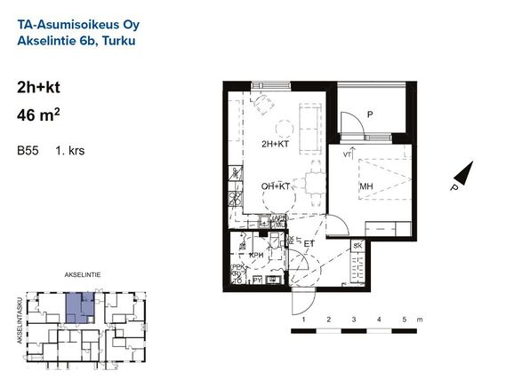 Asumisoikeusasunto Turku Iso-Heikkilä Kaksio