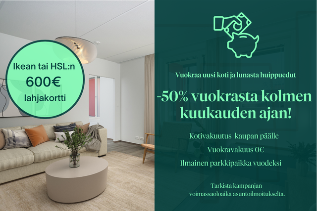 Rental Kirkkonummi Tolsa 1 room -