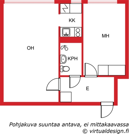 Vuokra-asunto Hyvinkää Kirjavatolppa Kaksio