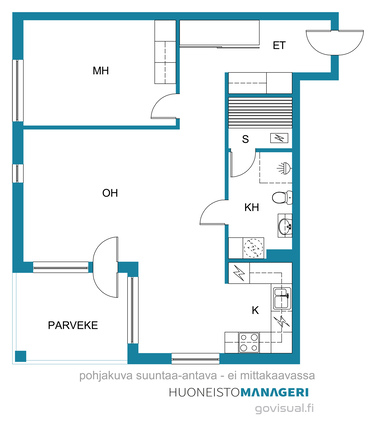 Rental Espoo Tuomarila 2 rooms