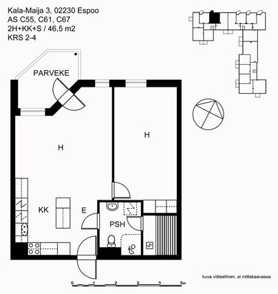 Rental Espoo Matinkylä 2 rooms