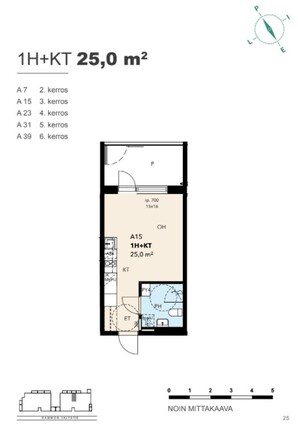 Rental Tampere Takahuhti 1 room