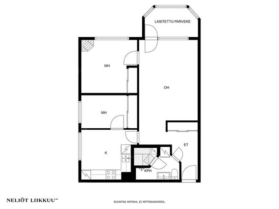 Rental Helsinki Malmi 3 rooms Tyylikäs ja siistikuntoinen koti rauhallisessa taloyhtiössä