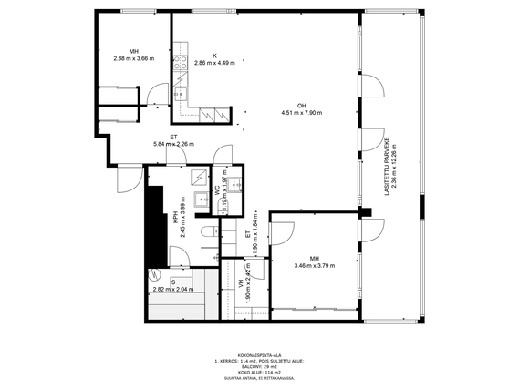 Rental Espoo Tapiola 3 rooms