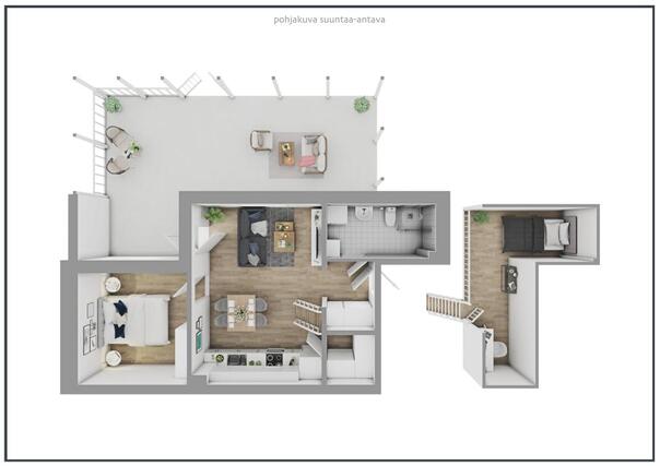 Rental Espoo Espoonlahti 2 rooms Julkisivu