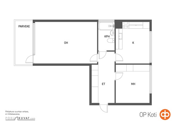 Rental Mynämäki Keskusta 2 rooms