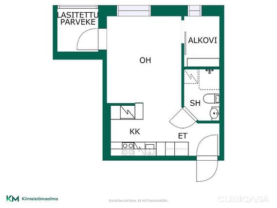 Rental Rovaniemi Keskusta 1 room