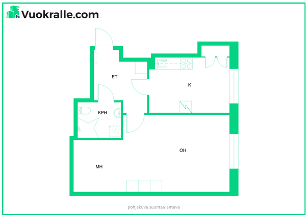 Rental Helsinki Sörnäinen 1 room