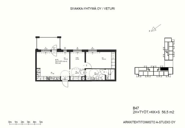 Vuokra-asunto Oulu Etu-Lyötty Kaksio