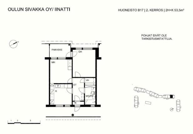 Vuokra-asunto Oulu Iinatti Kaksio