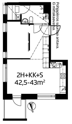 Rental Oulu Limingantulli 2 rooms Julkisivukuva