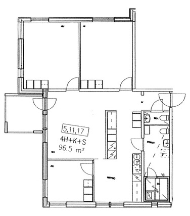 Right of occupancy apartment Lappeenranta Harapainen 4 rooms