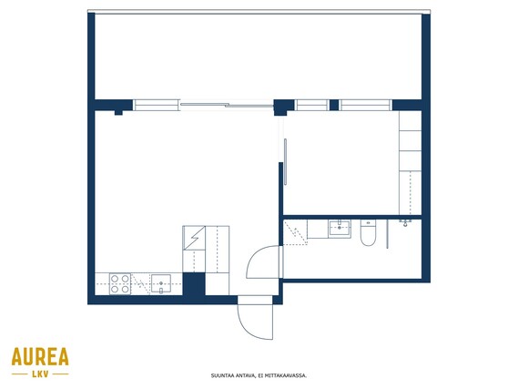 Rental Oulu Myllytulli 2 rooms Yleiskuva