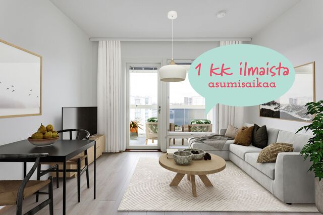 Rental Espoo Kilo 2 rooms Kampanja