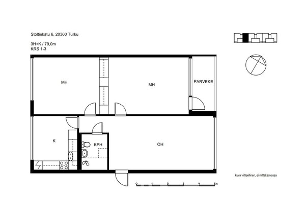 Rental Turku Runosmäki 3 rooms Kampanja