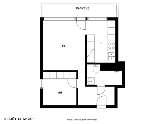 Rental Espoo Olari 2 rooms Tyylikäs koti!