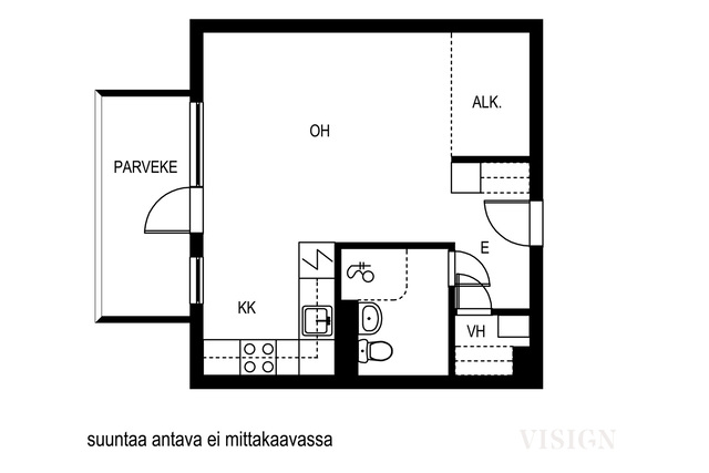 Rental Lappeenranta Skinnarila 1 room