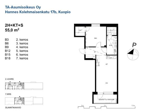 Asumisoikeusasunto Kuopio Hatsala Kaksio