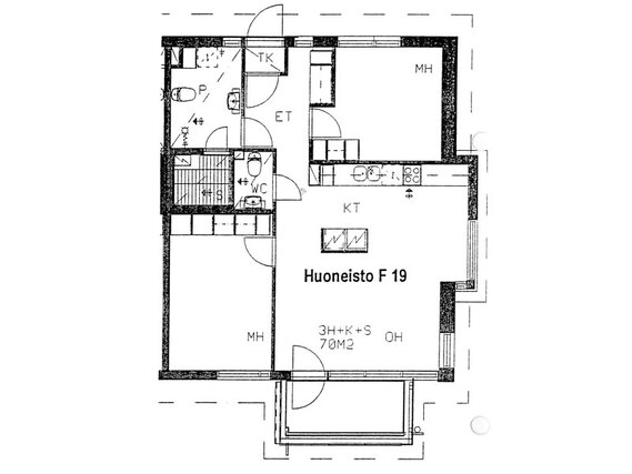 Right of occupancy apartment Helsinki Suurmetsä 3 rooms