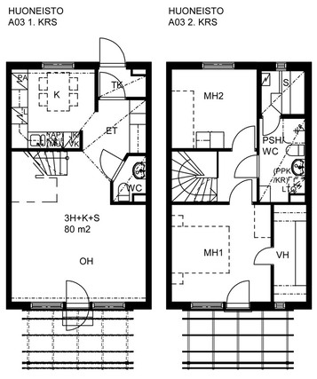 Right of occupancy apartment Hämeenlinna Pullerinmäki 3 rooms