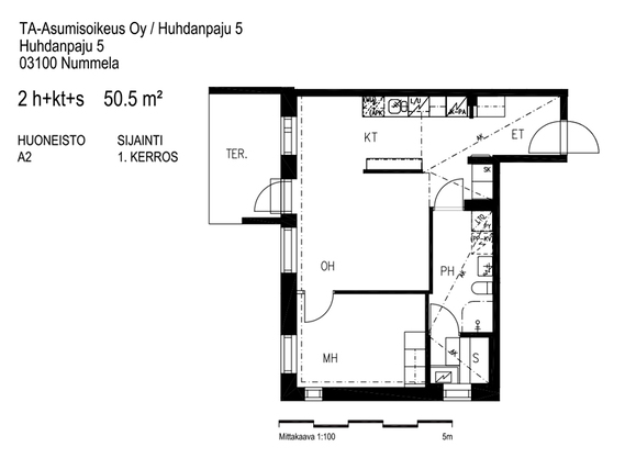 Right of occupancy apartment Vihti  2 rooms