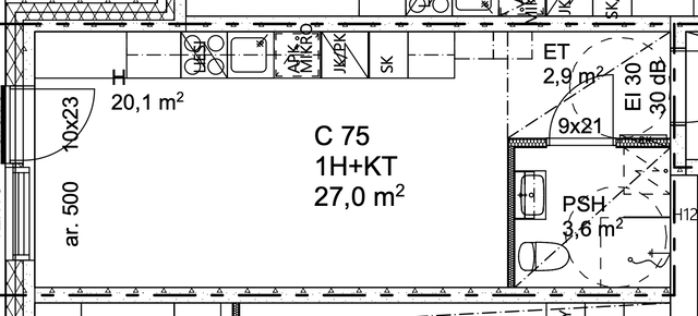 Rental Tampere Ristinarkku 1 room