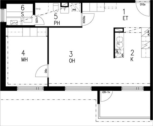 Right of occupancy apartment Salo Mököinen 2 rooms