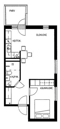 Rental Lappeenranta Skinnarila 2 rooms