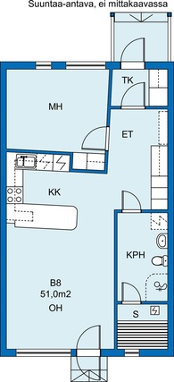 Rental Kokkola Halkokari 2 rooms