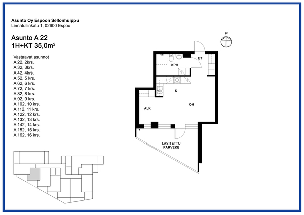 Rental Espoo Leppävaara 1 room -