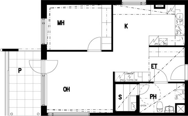 Asumisoikeusasunto Jyväskylä Kangasvuori Kaksio