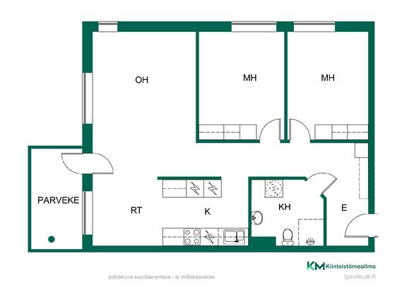 Rental Kirkkonummi Masala 3 rooms