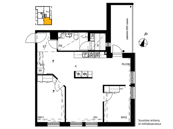 Rental Jyväskylä Äijälä 3 rooms Julkisivukuva